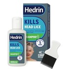 Hedrin Head Lice Shampoo And Comb Kit  Kills Head Lice And Eggs In 5 Minutes  8