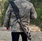 Custom Handmade 33   Survival Viking Spear   Carbon Steel Blade   Hunting Spear
