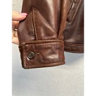 Vintage Polo Ralph Lauren Leather Jacket Mens Large Brown Butter Soft 90s