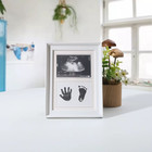 Newborn Photo Frame Newborn Footprint Ink Pad Hand And Footprints Growth Record 