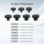 7pcs Double Flare Tool Adapters Set brake Line Flaring Tool To Connect 3 16     