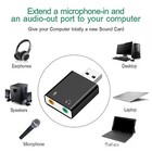 1x Usb External 7 1 Channel 3d Virtual Audio Sound Card Mic Adapter Laptop Pc