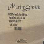 Martin Smith Acoustic 38    Beginner Guitar Kit W bag  Plectrums  Tuner Blue New