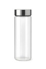 Borosilicate Glass Water Bottle     22 Oz Wide Mouth Reusable Glass Bottle With