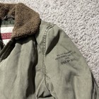 Vintage Y2k Abercrombie   Firch N-1 Style Military Aviator Jacket Quilted Lined