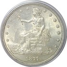 1877 Trade Dollar   Pcgs Ms-62