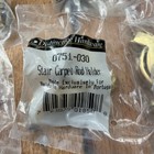 25 Nos Baldwin Solid Brass Stair Carpet Rod Holders Vtg 1992 0751-030 Open Box