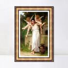 Framed Canvas Print Youth 1893 By William Adolphe Bouguereau Wall Art Home Decor