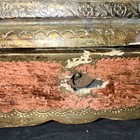 Vintage Italian Florentine Gold Wood Box Italy Gilt Gold 9 5    X 7    Large