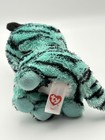 Ty Beanie Boos  tess  Mint Green   Black Striped Tiger Plush