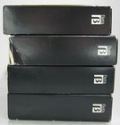 Vintage Betamax Beta Tape Lot Of 4 Used Tapes Sony Model L-750 W  Cases