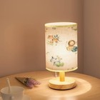 Minimalist Bedside Table Lamp Safari Animals Watercolor Cute Baby Nursery Sea   