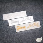 3pcs Gibson Les Paul Uv Transfer Electric Guitar Neck Headstock Decals Stickers