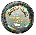Casino Chip  Caesars Palace  100   100th Birthday   Casino Legends Hall Of Fame