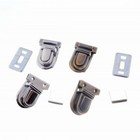 Silver Bronze Colors Handbag Buckle Clasps Locks Clips Suitcase Buckles Diy 1pc