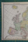 Europe Vintage Original 1892 Rand Mcnally World Atlas Map Lot