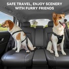 2pack Dog Seatbelt For Car  3-in-1 Dog Car Seat Belt Bungee shockproof Dog Tethe