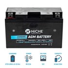 Niche Agm Battery Yt7b For Suzuki Drz400 Yamaha Ttr250 Ducati 1199 Panigale