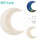 Lyre Harp 7 String Diy  Moon Shaped Lyre Harp Musical Instrument  Wood String In