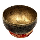 Antique Hand Hammered Yoga Singing Bowl Tibetan Oxidized Vintage Sound Healing