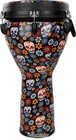 Meinl Percussion Jumbo Djembe - 12-inch - Day Of The Dead With Matching Head
