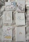 Vintage Michel   Co Lot Of 6 Unused Notecards Baby Shower Birth Announcement Boy