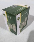 John Deere Modern Barn   Silo Stoneware Salt   Pepper Set New In Box 