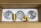 Kaachli Clear Glass Bottles 25 Oz 750 Ml 3 - Pack For Wine Beverages Drinks Oil