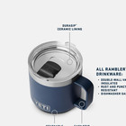 Yeti Rambler 14 Oz Ceramic Lined Stackable Mug  Vacuum Insulated  Stainless Stee