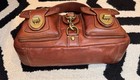 Vtg Coach Mandy 10331 65th Anniversary Leather Handbag Brass Turnlock Purse Ec