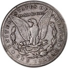 1895-s 90  Silver Morgan Liberty Head Dollar Antique Original Toning Coin