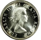 Canada  1959 Elizabeth Ii Ten Cents  10 Cents  Pcgs Ms 65  19 691 433 Mintage 