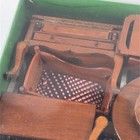 Vintage Lot Of 10 Pcs Miniature Wood Doll House Furniture-new