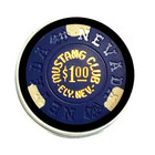 Casino Chip Mustang Club  1 Ely Nevada-tropicana Legends Hall Of Fame Museum