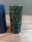 4 Vintage Accoutrements Ceramic Tiki Mugs Cups