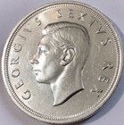 1950 South Africa 5 Shillings Key Date  83 000 Mintage