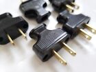 5 Pack Vintage Black Antique Style Electrical Plug Cloth Covered Wire Lamp Cord