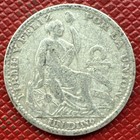 Peru 1896-tf Silver 1  un  Dinero  Low Mintage  Km  204 2