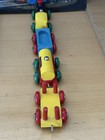 1960   s Authentic Brio Wooden Train Gold Label Hook Train 