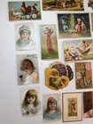 Vintage Victorian Advertising Trade Cards Die Cut Lot Scrapbook Ephemera Antique