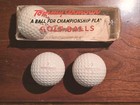 Vintage Tommy Armour Golf Ball Sleeve Worthington Cured Cover Small Red Pt  1940