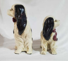 Pair Of Cavalier King Charles Spaniel Dogs Statues sculpture Set Animal D  cor