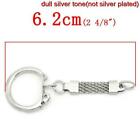 Key Chains   Key Rings Silver Tone 6 2cm X 2 3cm Wholesale Lot 1 Through 50