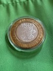 Bally s  10 Silver Strike Token Running Seven  999 Fine Silver