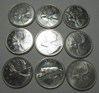9 Canada Silver Quarters 1960-1968 Bu unc pl 1 294 Troy Ounces  800 Coin Lot