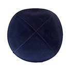 Suede Kippah Yarmulka Jewish Kippa Yamaka Kipah Kipot Stylish Navy - New - 2pk