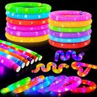 48 Pcs Glow Sticks   Bracelets - Party Favors  Neon Light Up Necklaces For Kids
