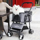3 In 1 Pet Stroller For Small Medium Dog Cat Travel Carriage Folding Pushchair