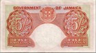 Jamaica 5 Shillings 1953 Pick  37b