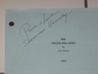 Sherman Hemsley Signed Script For  amen  Episode  wedding Bell Blues  1988